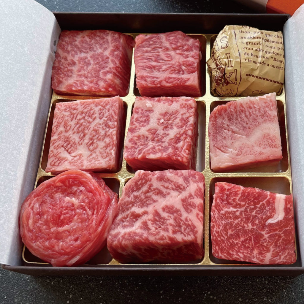 うすながの肉チョコ